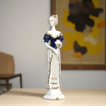 Load image into Gallery viewer, Victorian Lady Statue Home Decor | Porcelain Decor| Victorian Decor