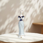 Load image into Gallery viewer, Elegant Lady Figurine Home Decor | Porcelain Decor | Ceramic Lady Decor