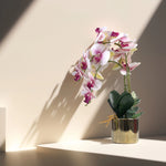 Load image into Gallery viewer, Golden Bloom(Pink) - Flowers For Decor | Pink Flowers Decor | Shelves Decor