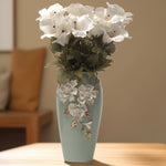 Load image into Gallery viewer, Floral Ceramic Vase(Mint) - Flower Vase | Ceramic Vase | Home Decor