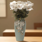 Load image into Gallery viewer, Floral Ceramic Vase(Mint) - Flower Vase | Ceramic Vase | Home Decor