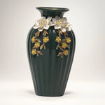 Load image into Gallery viewer, Embellished Vase(Green) - Ceramic Vases | Home Decor | Living Room Decor | Center Table Decor