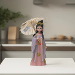 Load image into Gallery viewer, Parasol Doll Figurine - Japanese Girl Figurine | Girl Figurines Storage Tray Resin | Chinese Palace Girl Figurine