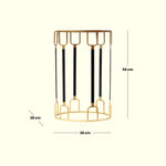 Load image into Gallery viewer, Geometric Glam Table Set - Accent Table | End Table|Side Table|Metal Table|Glass Top Table|Geometric Design|Living Room Furniture|Decorative Furniture|Stylish Furniture|Home Decor