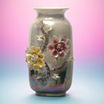 Load image into Gallery viewer, Floral Motif Flower Vase | Ceramic Vase | Home Decor | Pearl Vase