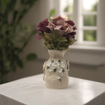 Load image into Gallery viewer, Floral White Vase - Flower Vase | Ceramic Vase | Home Decor | Floral Vase
