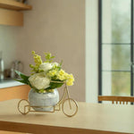 Load image into Gallery viewer, Blooming Bicycle(Yellow) - Ceramic Planter| Home Decor | Table Top Plants