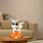 Load image into Gallery viewer, Pumpkin Bunnies - Ceramic Home Decor | Pumpkin Bunnies | Home Decor