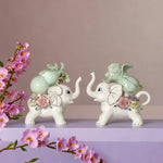 Load image into Gallery viewer, Prosperity Pals Home Decor | Elephant Decor | Showpieces | Porcelain Showpieces