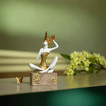 Load image into Gallery viewer, Golden Grace - White Statue | Home Decor | Luxury Home Decor