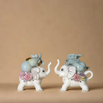 Load image into Gallery viewer, Prosperity Pals Home Decor | Elephant Decor | Showpieces | Porcelain Showpieces
