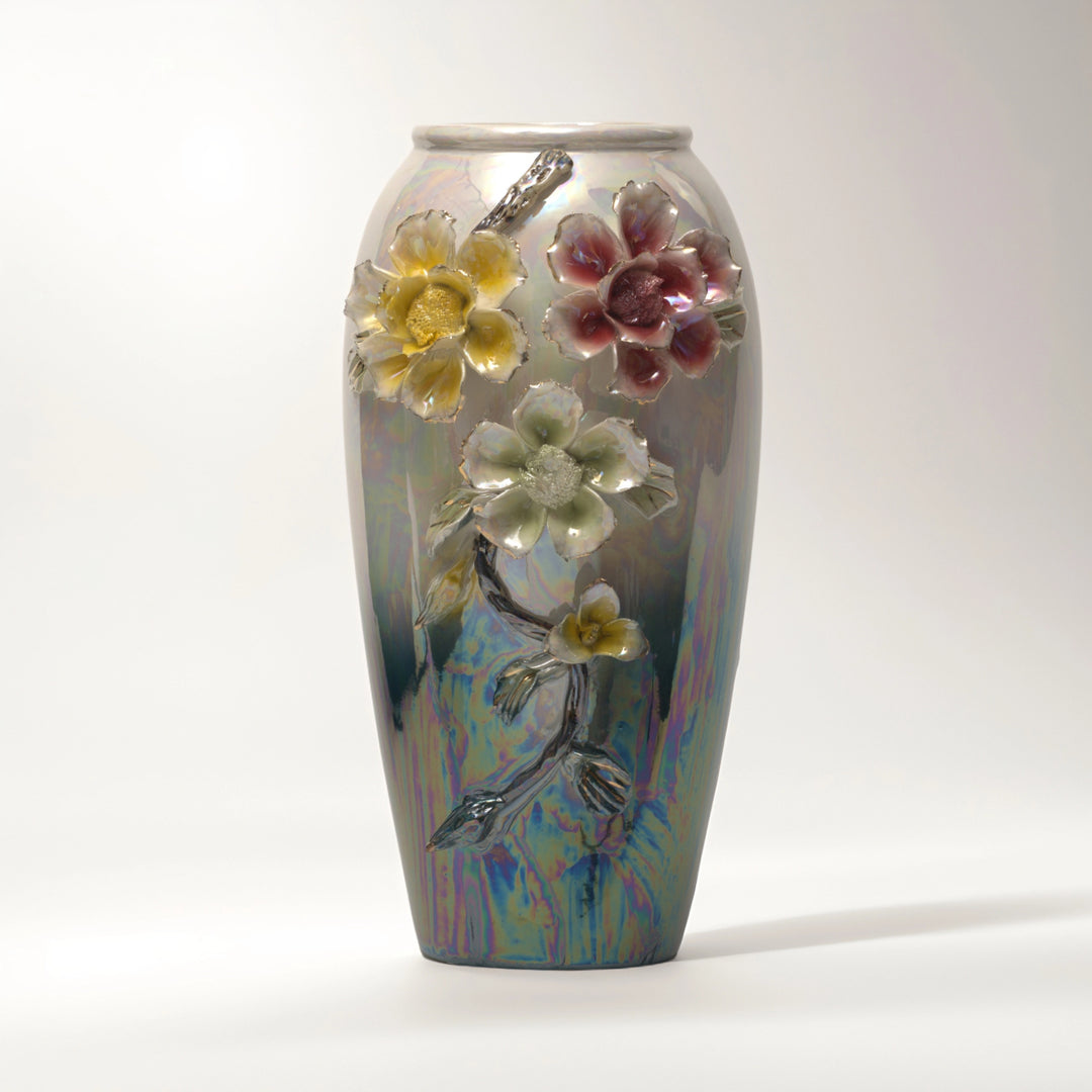 Intricated Vase - Flower Vase | Ceramic Vase | Home Decor | Pearl Vase