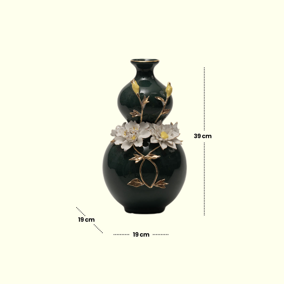 Double Gourd Vase - Flower Vase | Porcelain Vase | Home Decor