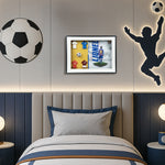 Load image into Gallery viewer, Jersey Evolution Frame Home Decor| Wall Decor| Wall Hanging | Messi Frame | Football Frame

