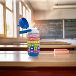 Load image into Gallery viewer, Math Puzzle Water Bottle(Blue)  water bottle | Water bottle for kids | Cute water bottles for kids

