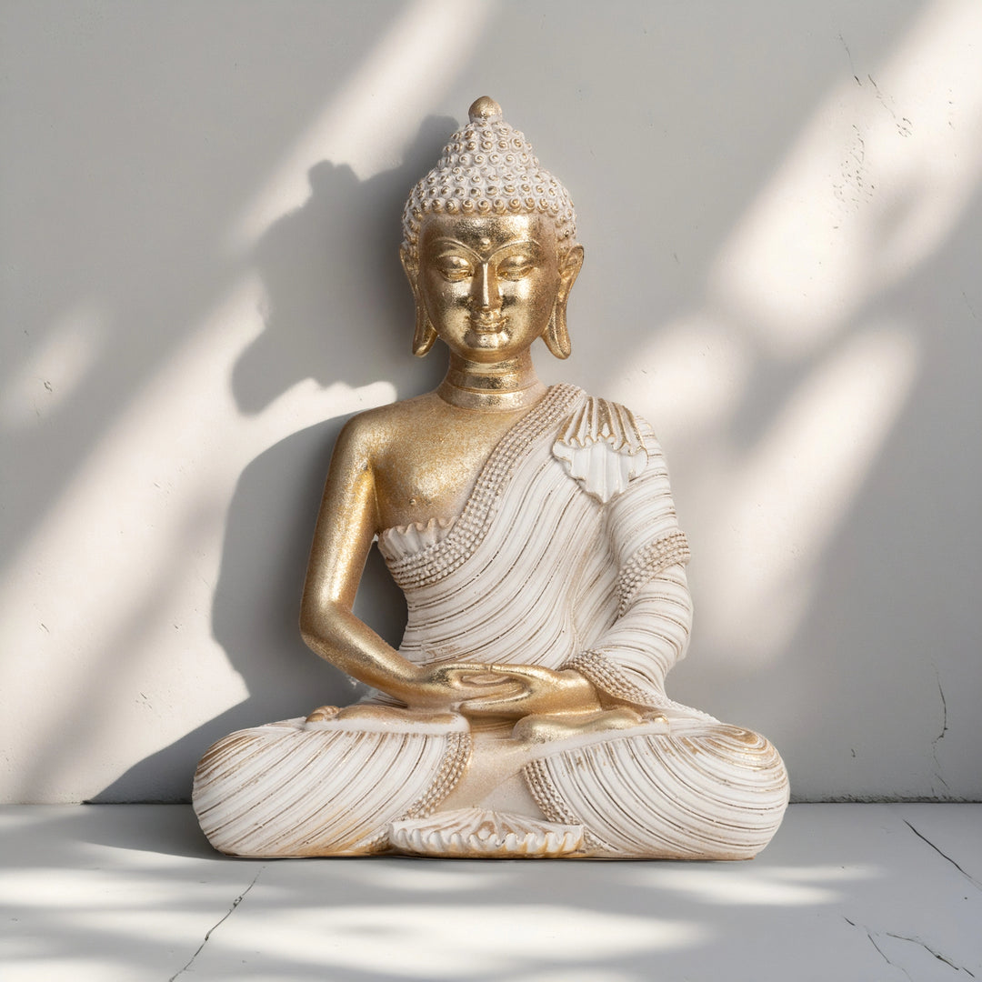 Golden Serenity Buddha - Meditating Buddha | Home Decor | Zen Inspired Buddha