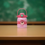 Load image into Gallery viewer, Kids Water Bottle - Pink Lotso Design water bottle | Water bottle for kids | Toy story
