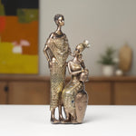 Load image into Gallery viewer, African Duo African Couple Statue | Living Room Decor | Home Decor
