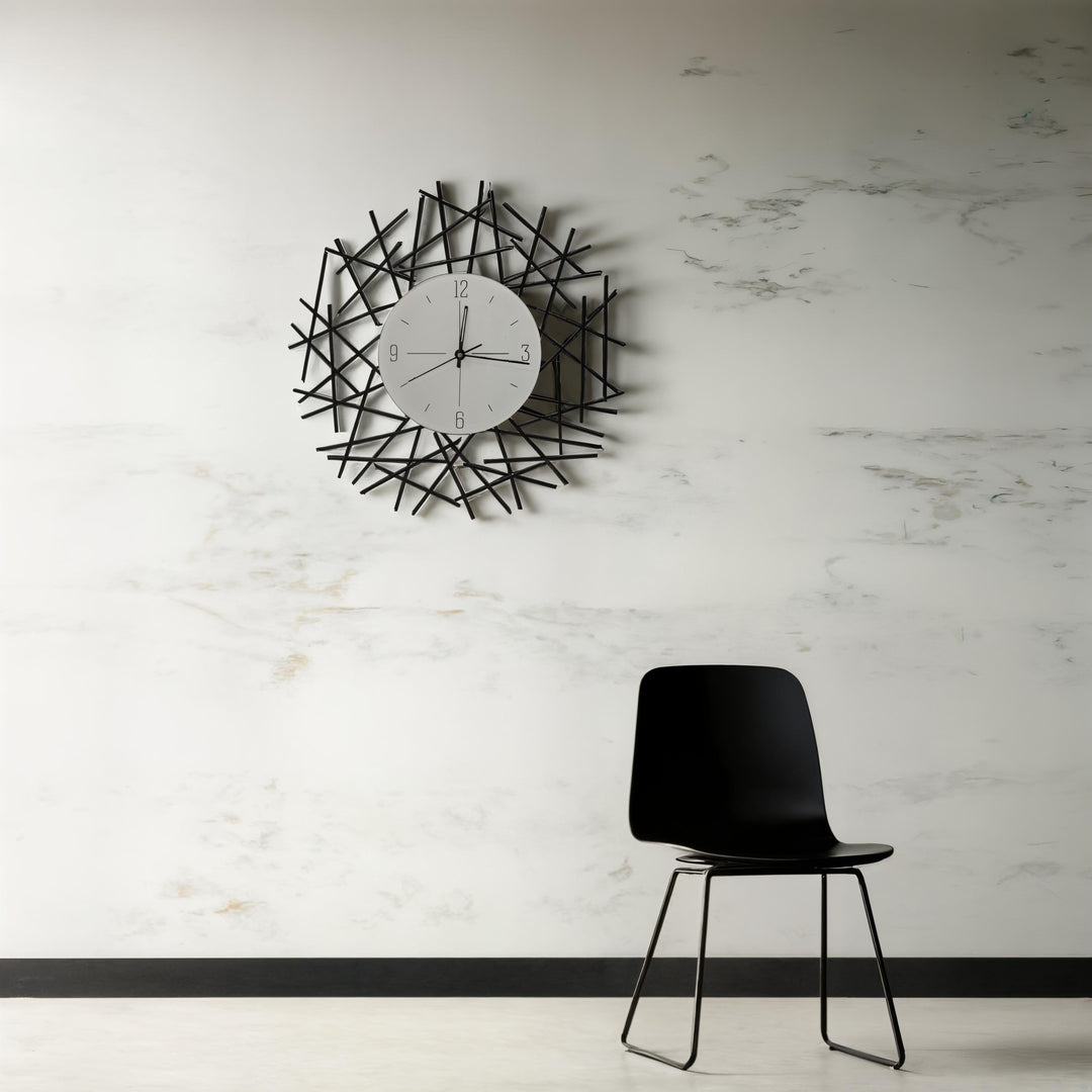 Modern Abstract Wall Clock | Modern Clock | Hanging Clock | Decorative Clock | Home Decor | Wall Decor | Abstract Decor | Modern Decor