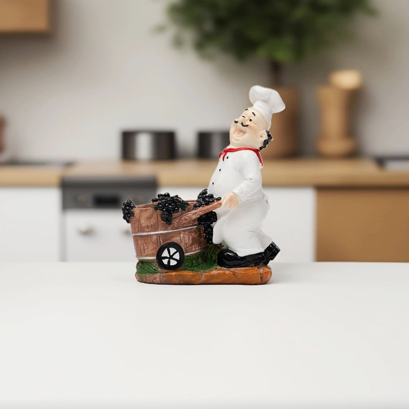 Chef's Wine Cart Wine Holder| Home Decor | Wine Cart
