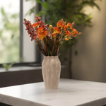 Load image into Gallery viewer, Sculpted Petal Vase - Home decor | Ceramic Decor| Vases| Ceramic Vases
