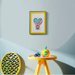 Load image into Gallery viewer, 3D Balloon Guitar Frame - Yellow Wall Hanging | Wall Decor | Wall Art | Home Decor
