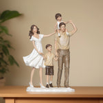 Load image into Gallery viewer, Family Togetherness - Happy Family Statue | Family Decor | Living Room Decor
