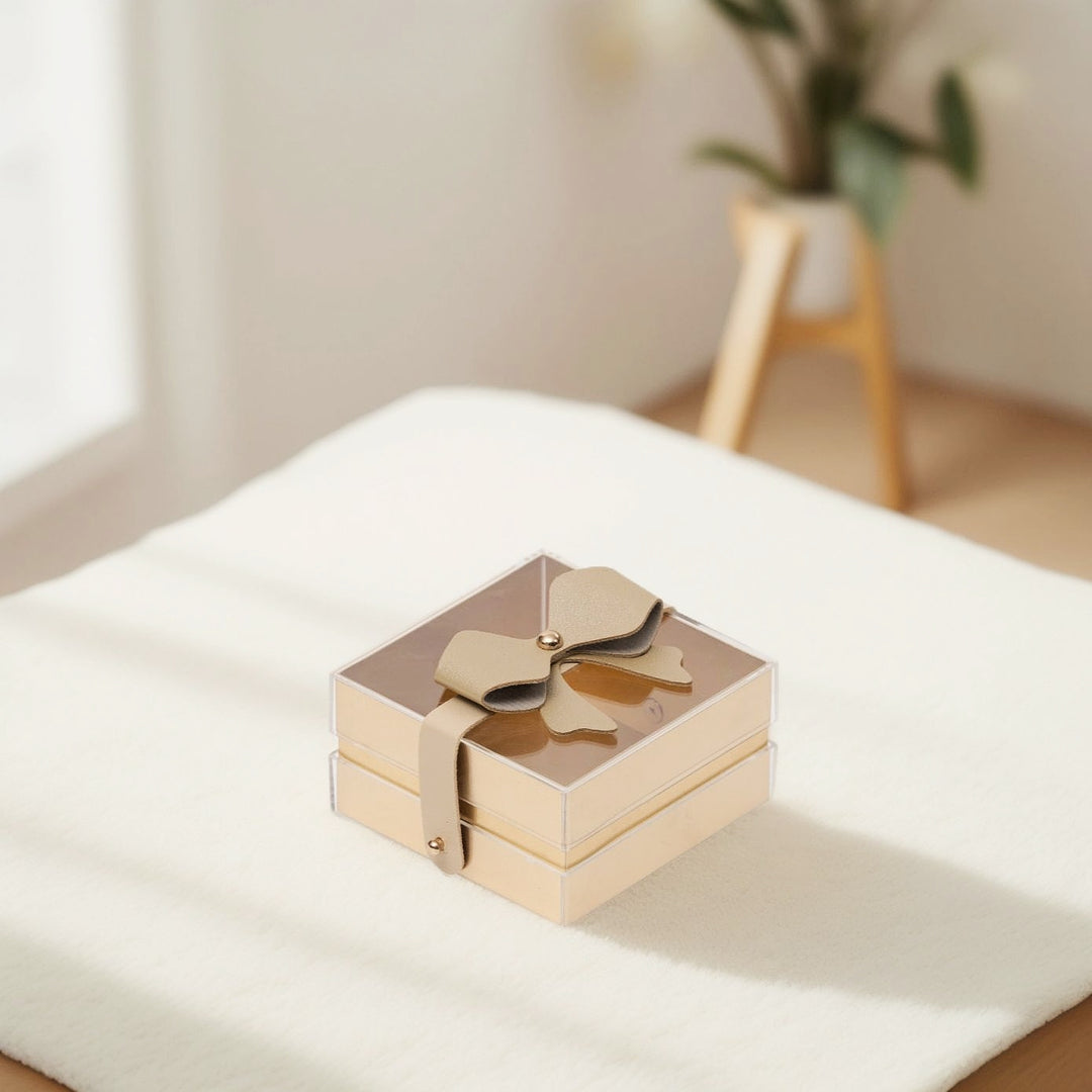 Bowtiful Surprise Gift box | Vegan Leather Gift box | Decorative Gift Box