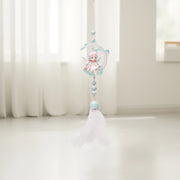 Hanging Fairy Doll with Feathers - Blue