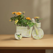 Vintage Bloom(Yellow) - Flowers For Decor | Yellow Flowers Decor | Shelves Decor