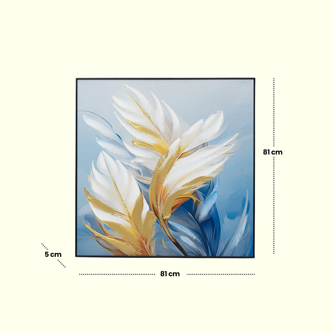 Elegant Feather - Art Decor |  Wall Hanging | Feather Art| Home Decor| Wall Decor