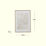 Load image into Gallery viewer, Golden Waves – Abstract Fiber Frame Art Abstract Art| Home Decor| Wall Decor| Wall Hanging | Gold Art
