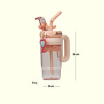 Load image into Gallery viewer, Apple Charm Tumbler water bottle | Water bottle for kids | Sipper bottle
