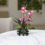 Load image into Gallery viewer, Pink Orchids - Flowers For Decor | Pink Flowers Decor | Shelves Decor
