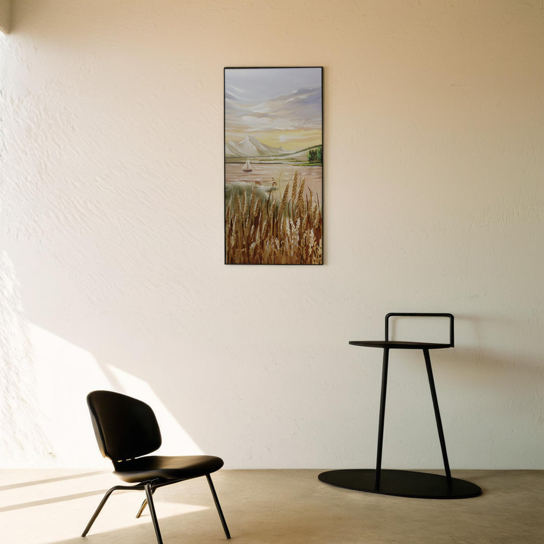 Serene Meadow – Hand-Painted Landscape Abstract Art| Home Decor| Wall Decor| Landscape Painting