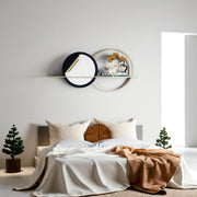 Twilight Circles – Metal Wall Art with Light Home Decor| Wall Decor| Wall Hanging