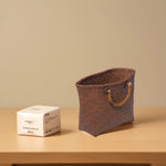 Load image into Gallery viewer, Summer Escape Basket Tote Bag | Foldable Tote Basket | Bamboo Bag
