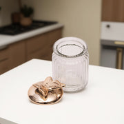 Golden Butterfly Jar Decorative Jar | Jar Decor | Transparent Jar