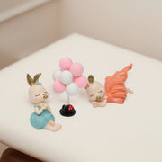 Ballerina Bunnies(Set Of 2) Bunny Statue | Home Decor | Hall Decor