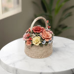 Load image into Gallery viewer, Basket of Blooms Console - Table Decor | Home Decor | Decor for Living Room | Center Table  Decor
