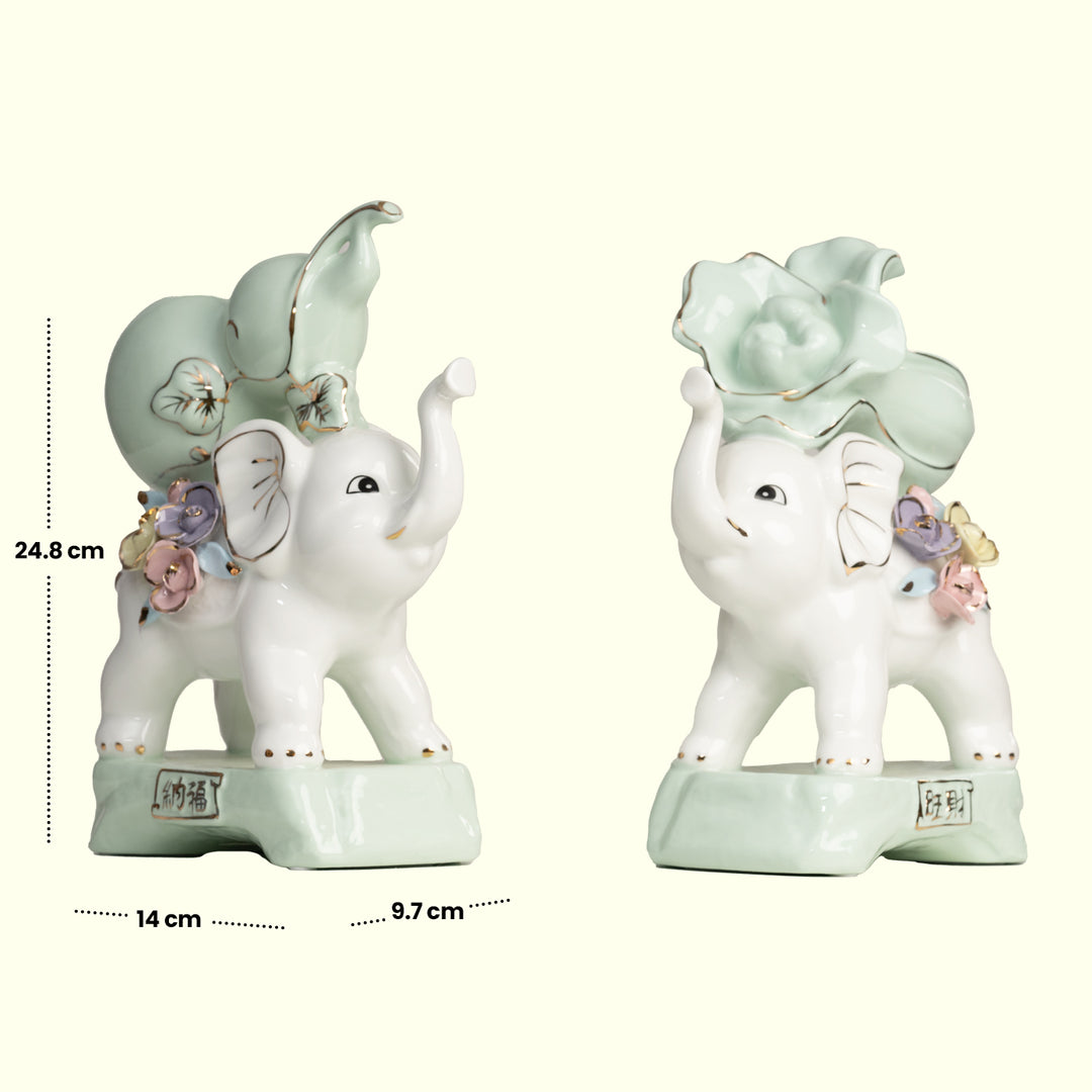 Lucky Journey Elephant Statue | Home decor