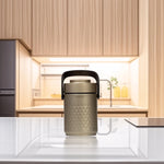 Load image into Gallery viewer, Gold Thermal Tiffin Carrier  Kitchen Ware | Thermos | Thermal Jar | Home Decor
