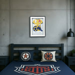 Load image into Gallery viewer, Football Fever Frame Home Decor| Wall Decor| Wall Hanging| Football Frame
