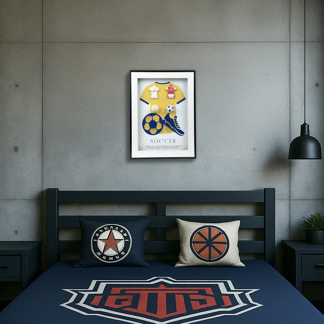Football Fever Frame Home Decor| Wall Decor| Wall Hanging| Football Frame