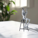 Load image into Gallery viewer, The Silver Bassist - Home Decor | Ceramic Decor | Music Decor
