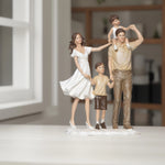 Load image into Gallery viewer, Family Togetherness - Happy Family Statue | Family Decor | Living Room Decor
