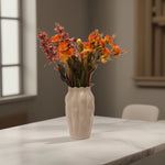 Load image into Gallery viewer, Sculpted Petal Vase - Home decor | Ceramic Decor| Vases| Ceramic Vases
