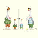 Load image into Gallery viewer, Goose Gang(Green) Decorative Set |Home Decor | Animal Home Decor
