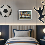 Load image into Gallery viewer, &quot;Basketball&#39;s Last Supper Home Decor| Wall Decor| Wall Hanging | Baketball Frame&quot;
