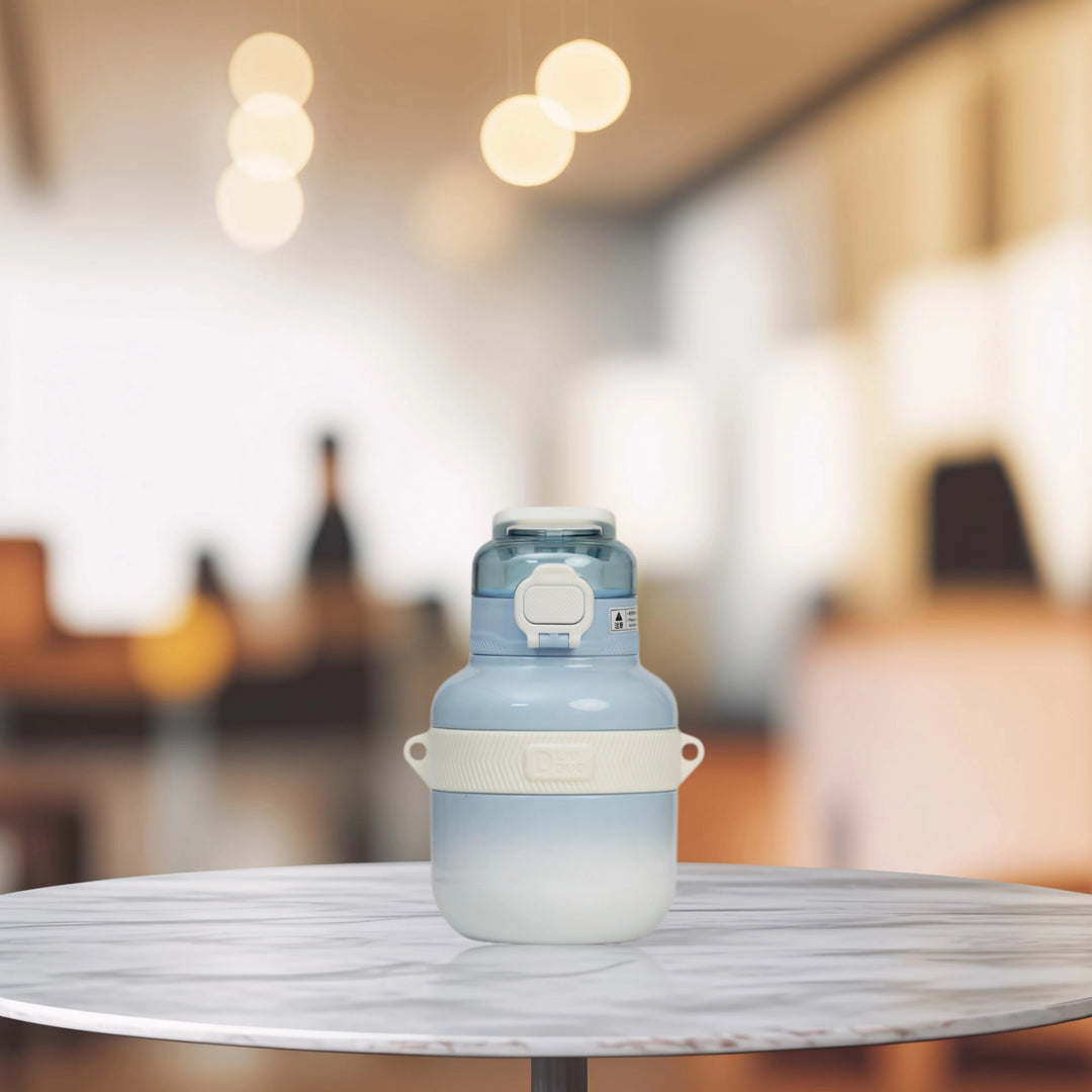 Compact Water Bottle(Blue) - water bottle | Water bottle for kids | Cute water bottles for kids